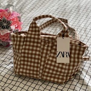 Zara Tote Shoulder/Crossbody Bag (NWT)